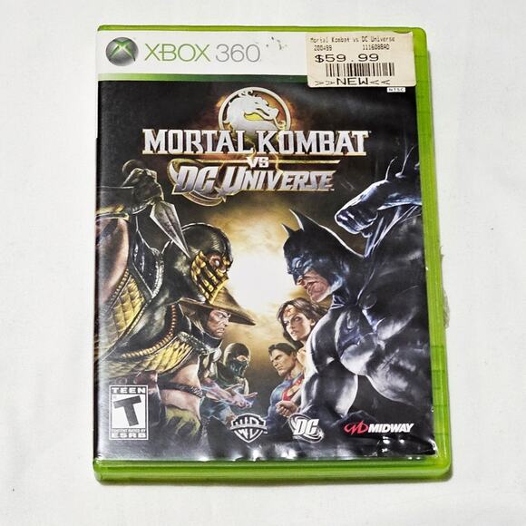 XBOX Other - XBOX 360 preloved CIB Mortal Kombat vs DC Universe crossover video game